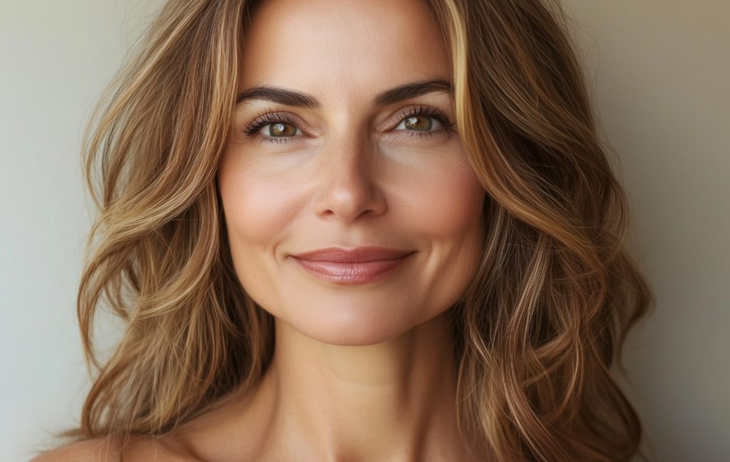 mature woman with great skin