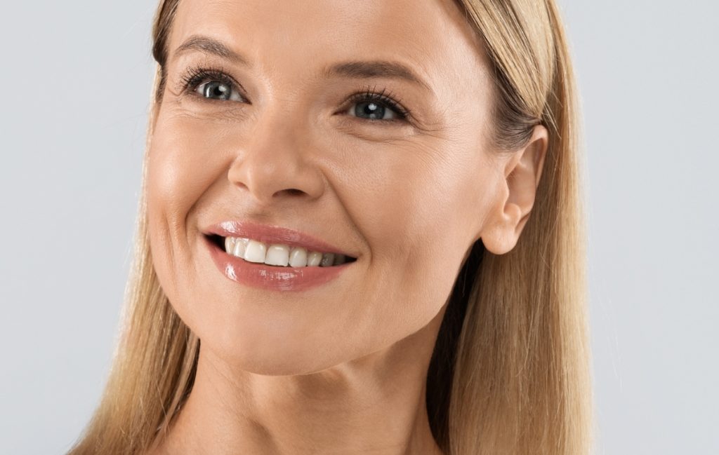 Mature woman smiling