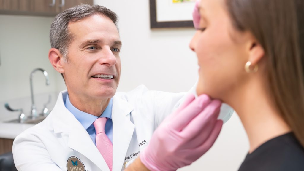 Dr. Davis consulting with a patient