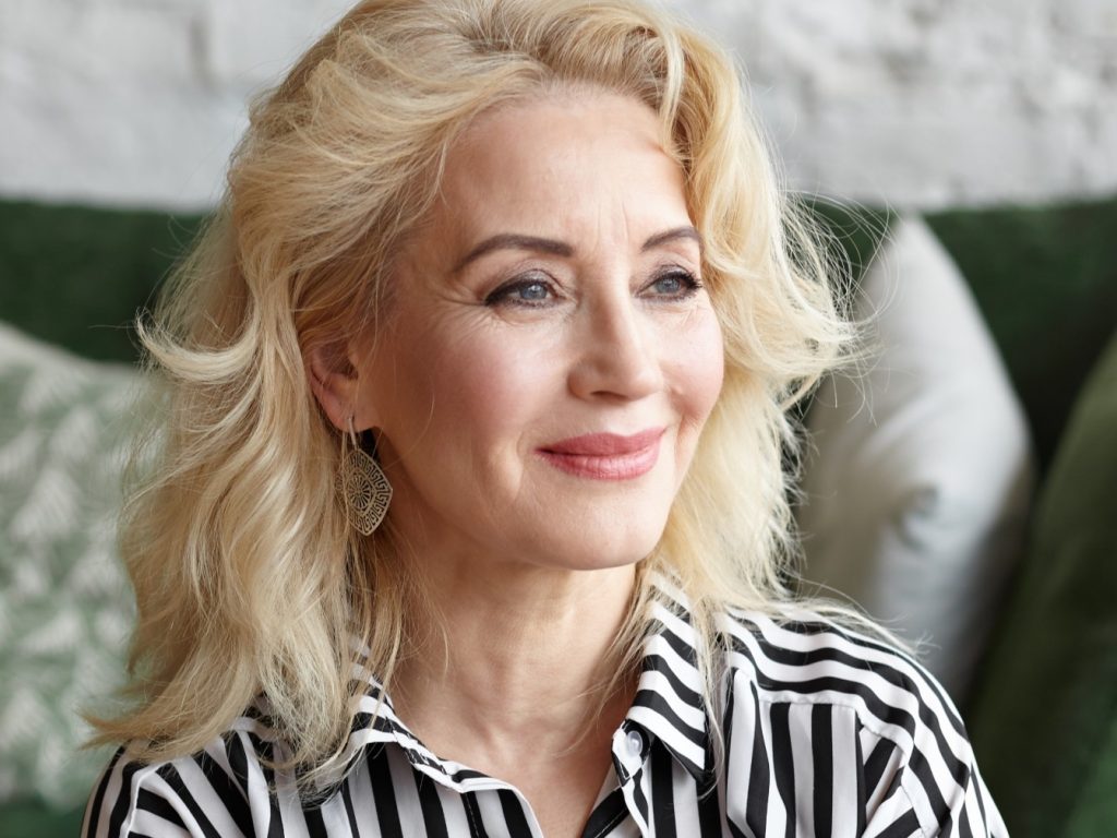 Stylish mature woman