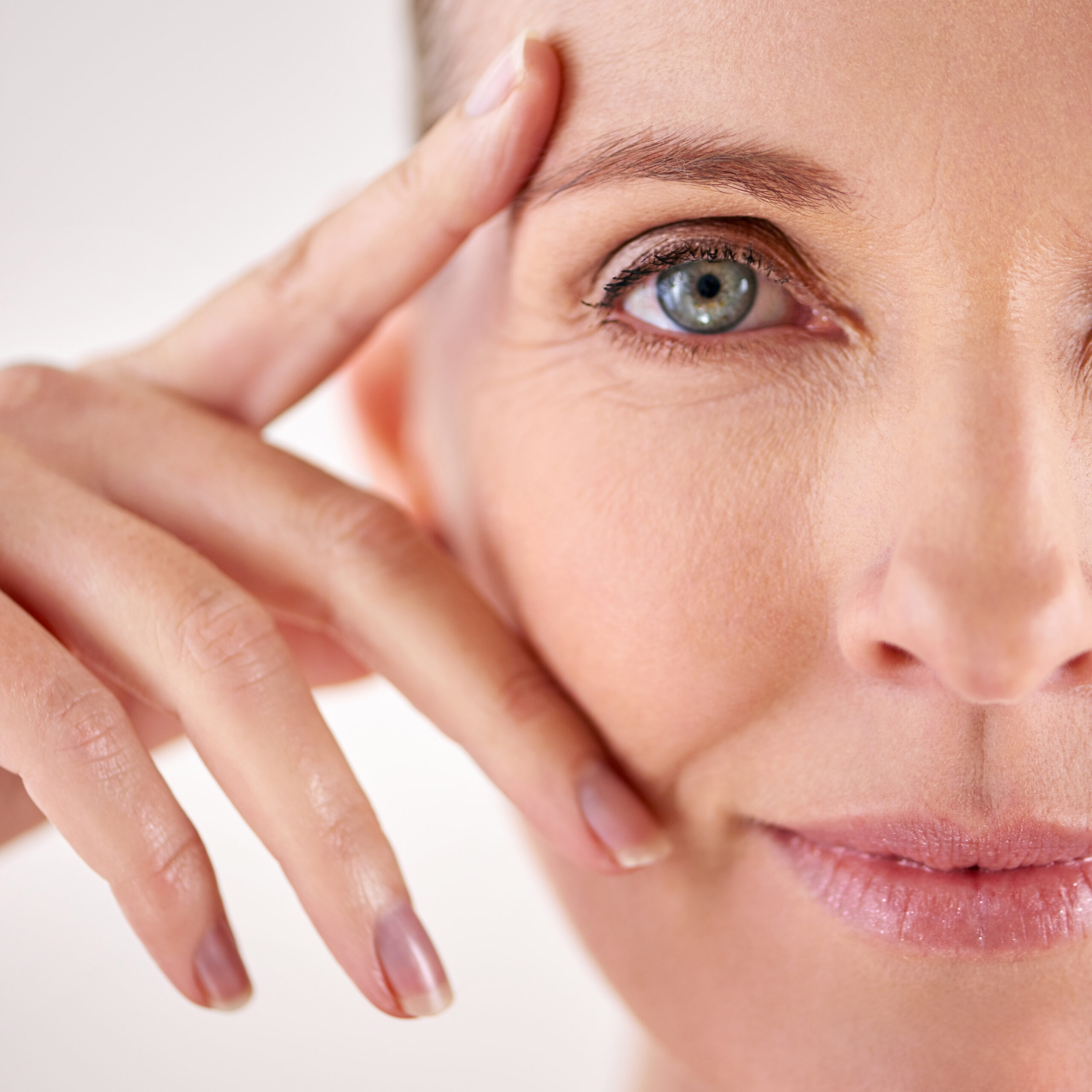 Impressed with the results of her anti-aging cream Eyelid Ptosis in Tampa and St. Petersburg, FL